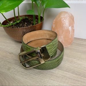 Lorenzi | Ostrich Leather Belt